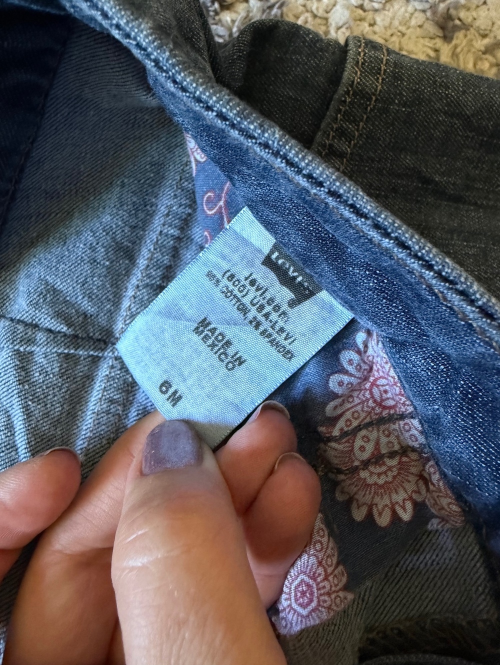 Levi’s Jeans Women’s Medium Dark Wash Flare Bootcut Denim Stretch size 6 - Picture 4 of 9